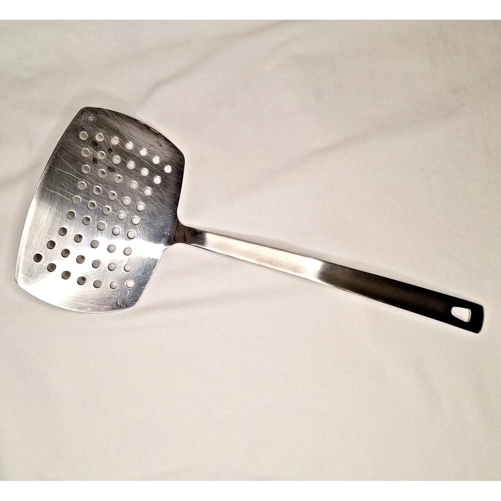 Williams Sonoma Fish Spatula Wide 18/10 Stainless Steel Slotted 14x6 Turner Flip